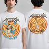 Anthrax Hypnosis Circle Graphic Tee Vintage Thrash Metal Streetwear Shirt Unisex
