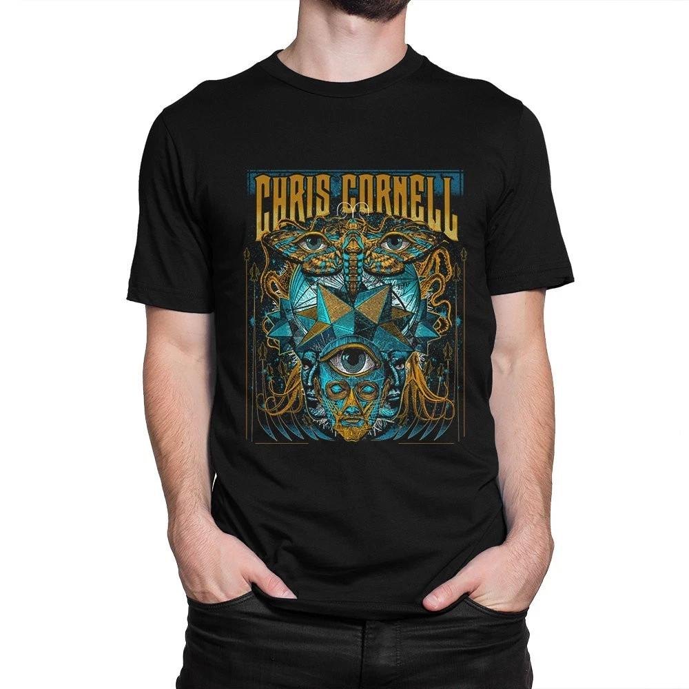 Chris Cornell Vintage Like a Stone Black Men S-4XL T-shirt