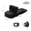 2pcs Nylon Crocodile Windproof Tarp Clamps 4 Colors Rotate Jaw Grip Tarpaulin Fixing Snaps