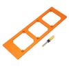 Socket Box Hole Opener with Profiling Router Bit Aluminum Alloy Switch Socket Opening Template Tool