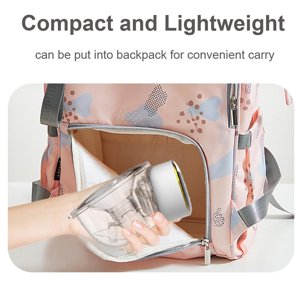 Wearable Breast Pump Portable Hands Free Electric Breast Pump for Breastfeeding LED Screen 4 Modes