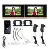 Wired Video Intercom System 7in Visual Intercom Doorbell System with Camera 6 Infrared Lights for