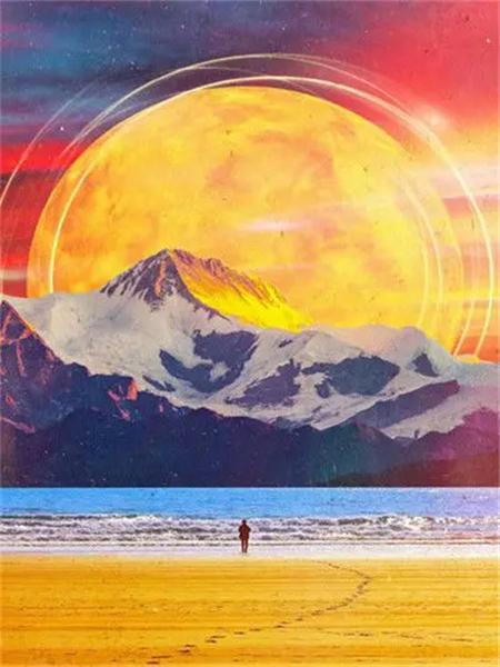 Full Square Round Diamond Painting Kits Planet Fantasy Embroidery Landscape Mosaic Diy Home Decor