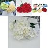 Realistic Fabric Hydrangea Artificial Plant For Wedding Celebration Home Decor