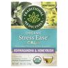 Traditional Medicinals Organic Stress Ease® Calm, Ashwagandha & Honeybush, Caffeine Free, 16 Wrapped Tea Bags, 0.85 Oz (24 G)