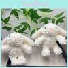 Adorable Bunny Rabbit Plush Toy Keychain For Kids Soft And Cuddly Gift Idea