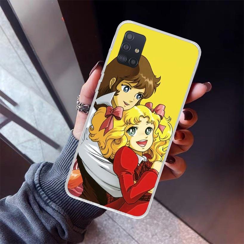 Anime Candy Phone Case For Samsung Galaxy A12 A52S A42 A32 A22 A51 A50 Note 20 Ultra 10 S10 Plus A71 A70 A31 A30 A10S Galaxy A12