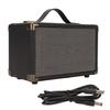 Vintage Bluetooth Speaker Multifunction M3 Leather Heavy Bass Knob Control Portable Wireless