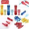20PCS/Set T-shaped Crimp T-Tap Wire Connector Waterproof Crimp Wire Terminal Electrical