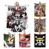 Плед из аниме One Piece Шерстяной Забавный Теплый Пледы для Покрытия Стула Дивана Лето