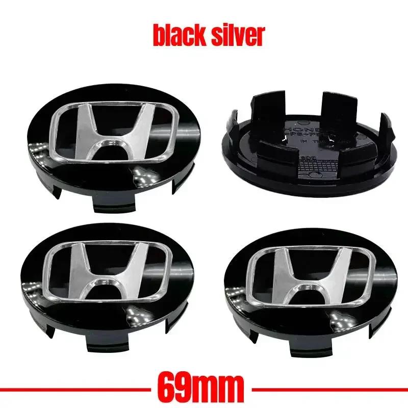 TR3-4pcs/set Car Styling Wheel Center Cap Hub Covers Badge Accessories For Honda Civic Fit Jazz Accord Pilot CRV Passport City XRV