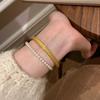 Новые браслеты из античного золота, блестящие, с текстурой колосьев, для женщин, модные, высококачественный дизайн, Банкетные украшения