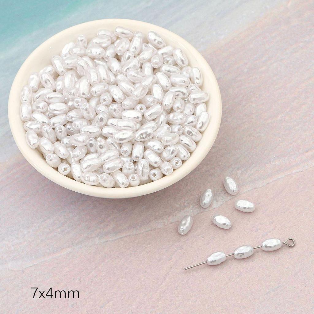 ABS Shaped Bead Jewelry Accessories: DIY Bracelet & Earring Supplies