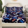Игровой контроллер Узор Шапка на кровать Комплект из трех предметов Цифровая печать Постельное белье Шапка на кровать Комплект из трех предметов Детский Взрослый