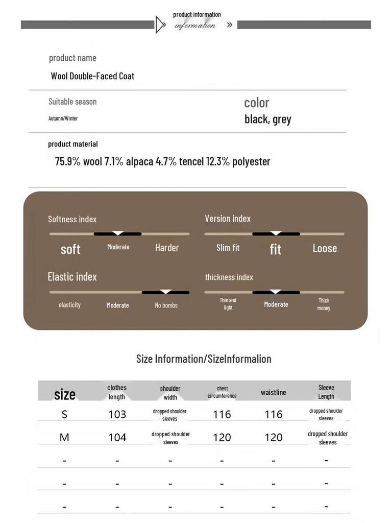 Женское зимнее пальто средней длины из смесовой шерсти