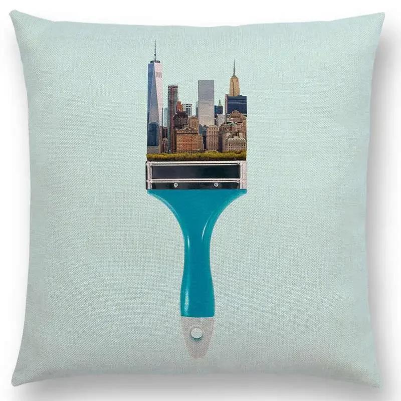 Розовая мечта красочная фантазия сексуальный декор диван наволочка кит фламинго кошка гамбургер пончик наволочка