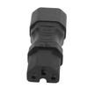 4Pcs IEC320 C14 To IEC320 C15 Power Adapter IEC320 C14 To C15 Power Adapter Connector for Laptop