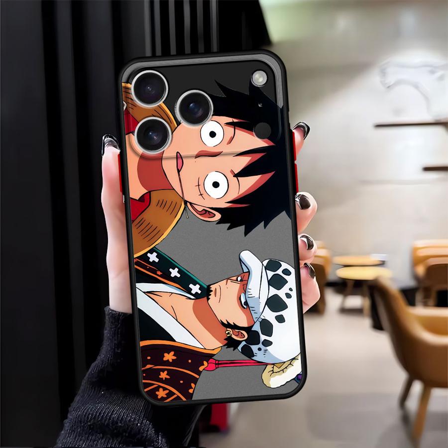 Чехол для iPhone 17 Pro Max 11 XS XR 13 Mini 14 Air 7 8 SE 15 16 Plus 12 с изображением Луффи из аниме One Piece, задняя крышка телефона Funda