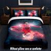 Mohamed Salah Design Bed Bedding Set 1 Duvet Cover + 2 Pillowcases Soft Breathable Household Bed Linens