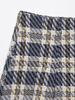 Женский клетчатый облегающий комплект топ и юбка - Коллекция весна/лето 2025