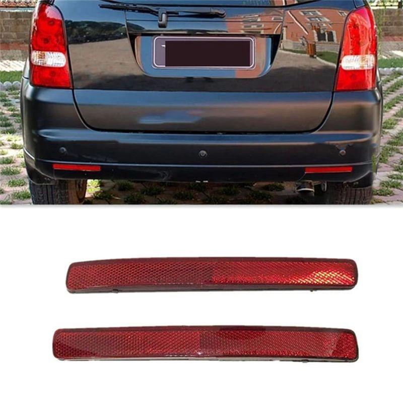 Precise 1 Pair Rear Bumper Reflector Assy Rear Bumper Brake Lights For Ssangyong Rexton Kyron 2006-2011 8390108B00 8390208B00