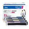 Gezhige Compatible Four-Color Toner Cartridge Set for HP 126A & Canon LBP7010C Series