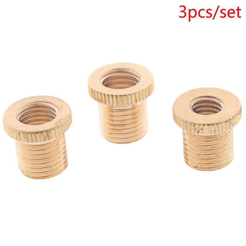 3Pcs Gear Shift Knob Thread Adapter Nuts Insert M10X1.25 & M10X1.5 & M8*1.25 Kit