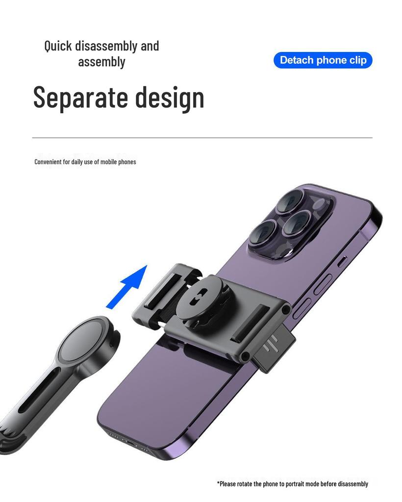 P02 Smart AI Face-Tracking Gimbal Phone Holder for Live Streaming & Panoramic Shots