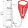 Battery-Free Portable Door Lock Metal Lock Security Door Lock Travel Door Lock  Apartment Safety