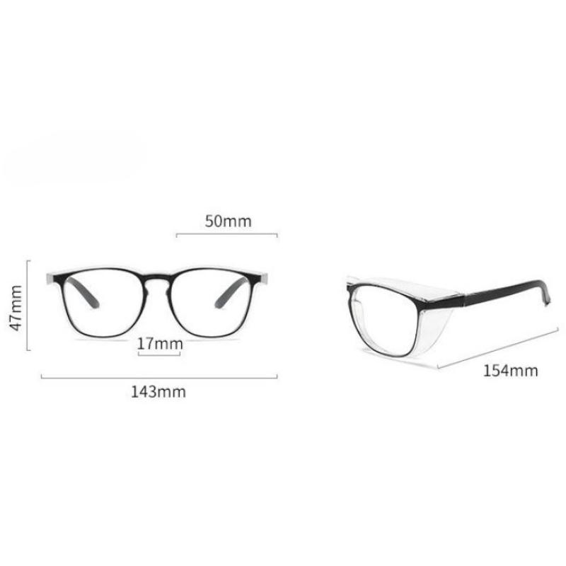 6PCS Safety Glasses Safety Glasses Anti Fog/Anti Pollen Safety Goggles for Men and Women Blue Light Blocking Glasses