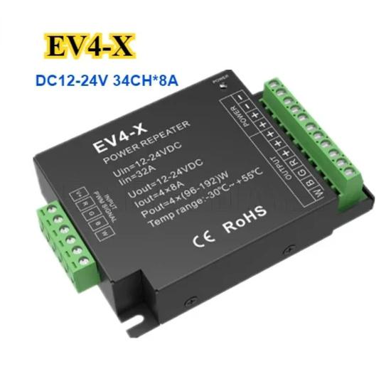 Skydance EV1-X EV3-X EV4-X EV5 CV Повторитель мощности Каналы Постоянное напряжение Светодиодный Одноцветный Двухцветный Для светодиодной ленты DC12V-24V