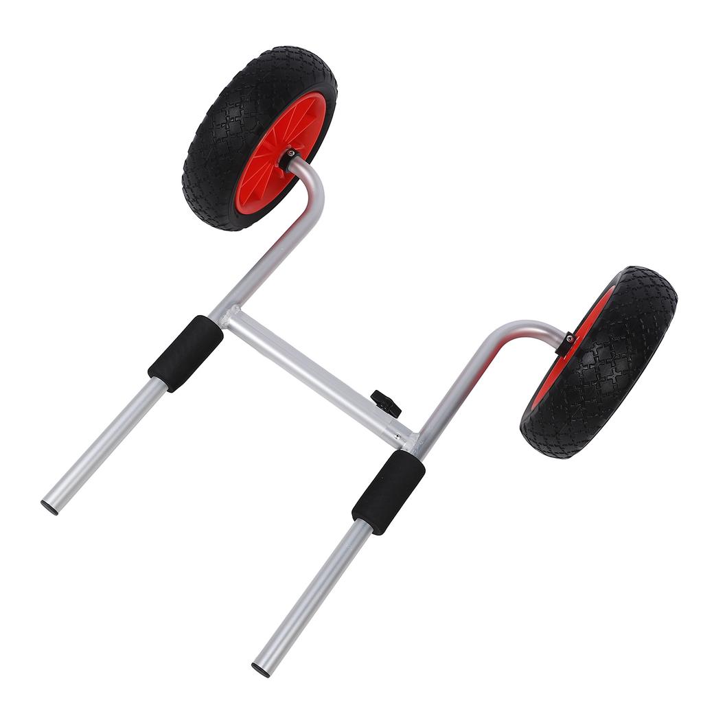 Тележка для перевозки каноэ, регулируемая, складная, 10-дюймовые шины, алюминиевая, с порошковым покрытием, для транспортировки каяка, для S