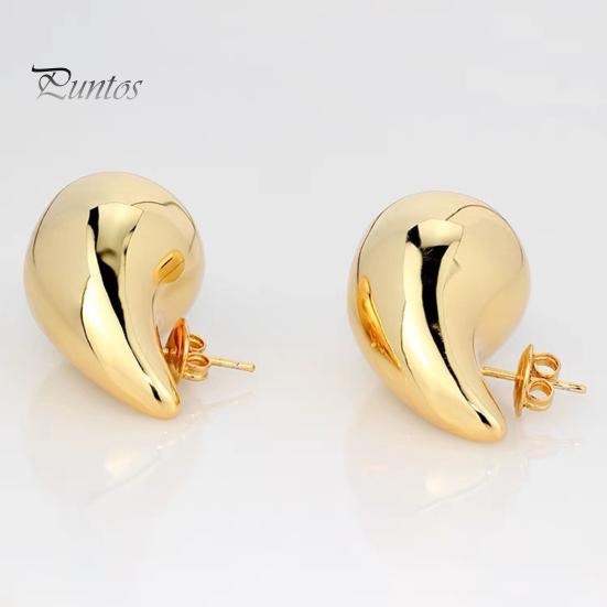 1 пара винтажных сережек-гвоздиков с геометрическим рисунком из блестящего золотого полированного сплава, гипоаллергенные женские серьги, модные ювелирные изделия, подарок