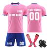 Personalised Shirts Kit Mens Girls With Name Number Custom Football Jerseys For Boys Training Suit