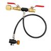 CO2 Cylinder Refill Adapter Bottle Connector Quick Disconnect Repair Stations