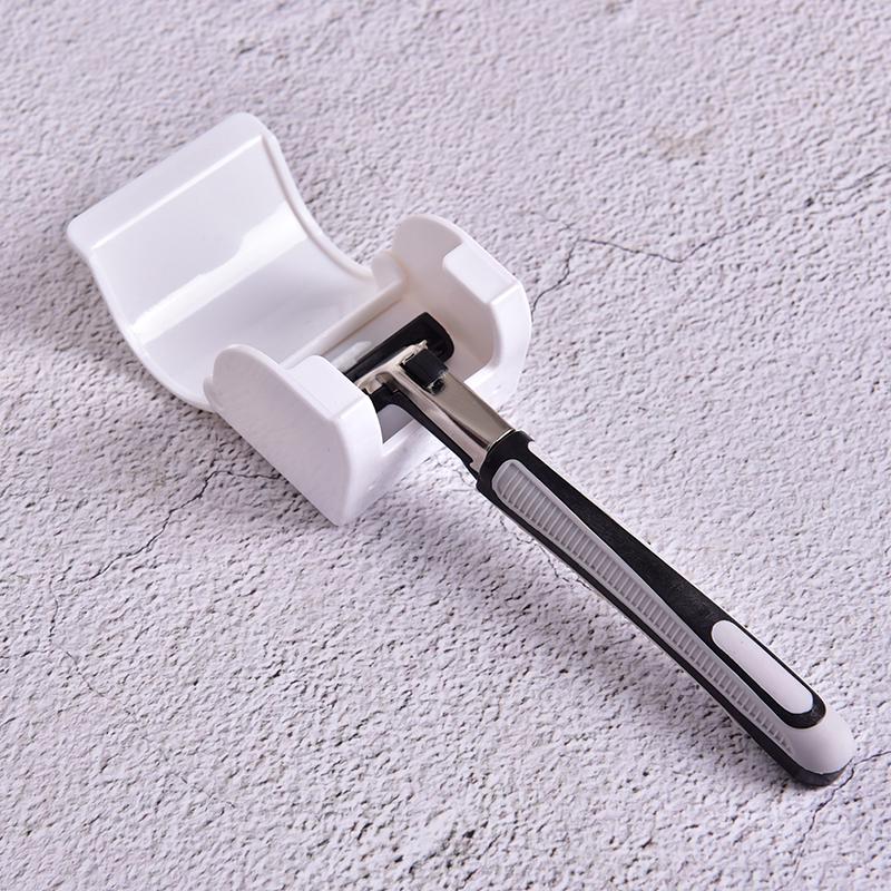 Пластиковая суперприсоска, подставка для бритвы, настенный держатель для хранения в домашней ванной комнате