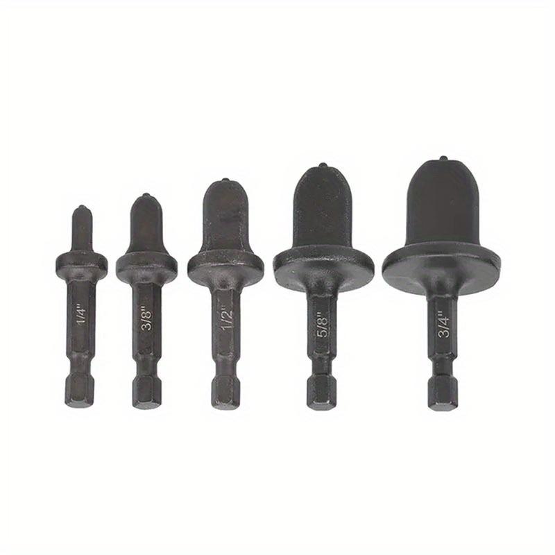 5 шт. Труборасширитель с шестигранной рукояткой, металлический инструмент для развальцовки медных труб, инструмент для развальцовки, насадка для электроинструмента для ремонта кондиционеров