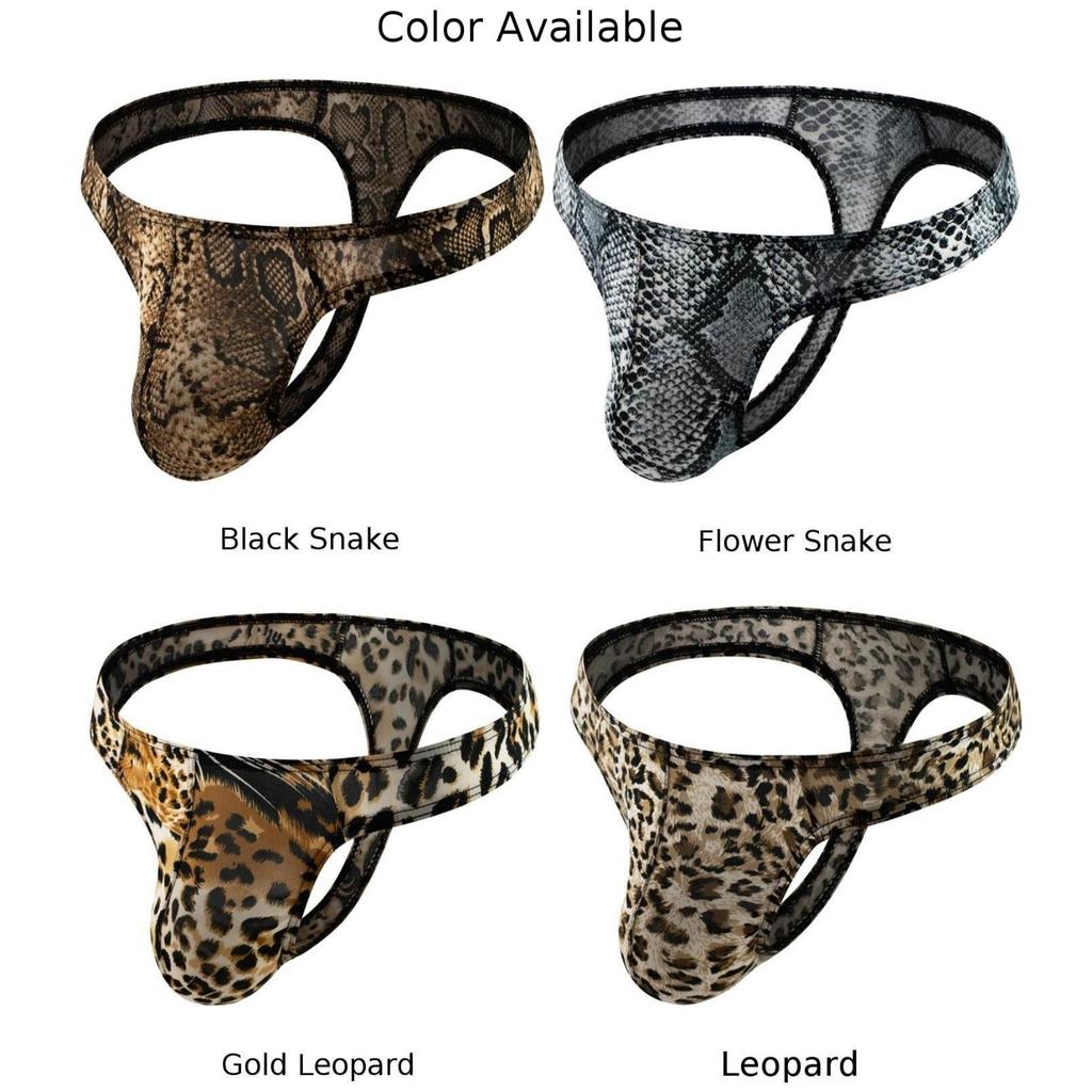 Briefs Underwear Comfort G-string Knickers Leopard