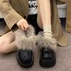 Go Out To Keep Warm, Xiaoxiangfeng Baotou Cotton Mop, Autumn and Winter 2025, Super Soft Thick Bottom, Piled and Thickened Fluffy Slippers for Women