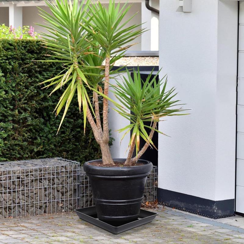 2 шт. Пластиковые прямоугольные поддоны для цветочных горшков, подставки для рассады, поддоны для капельного полива для садоводства, питомника, теплицы, подоконника, посева, проращивания