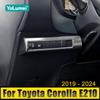 Нержавеющая автомобильная фара переключатель света ручка регулировки фар панель управления отделка для Toyota Corolla E210 2019-2024 2024 2024