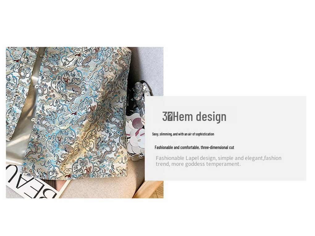 Элегантный жаккардовый жилет в китайском стиле - Новый женский безрукавный костюм Тан на весну/осень
