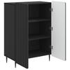 Sideboard Black 66 x 34.5 x 92 cm Particleboard