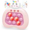 Push Quick Pop Fidget Toys Light Up Fidget Toy Electric Pop Bubble Game Controller Handheld Toys Birthday For Kids Girls