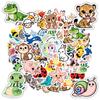 35pcs-70pcs Cute Cute Stickers Cartoon Animal  Stickers  Stickers For Guitar Laptop Helmet Skateboard DIY Phone