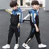 Комплекты одежды для мальчиков, весенне-осенняя одежда для мальчиков-подростков, детский хлопковый повседневный спортивный костюм, детские модные спортивные костюмы для От 5 до 14 лет