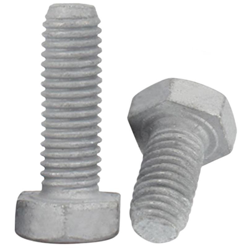8.8 Grade High-Strength Hot Dip Galvanized Hex Bolts & Screws DIN933 M6 M8 M10 M12