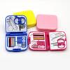 Портативный дорожный мини-набор для шитья, пуговицы, булавки, коробки для хранения, швейные инструменты ручной работы, ножницы, напёрсток, игла, нитки, набор в коробке