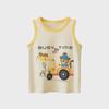 27kids Summer 2025 Korean Vest Cartoon Baby Boy Outfit