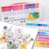36/48/60/72/100 Colors Felt Tip Pen Brush Marker Pen Watercolor Pen Brush Pen for Kids Adult Coloring Books Note Taking